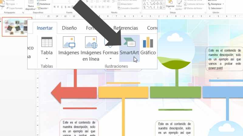 Uso de SmartArt para líneas de tiempo